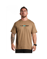 MyMedEquip Logo 100% Cotton Loose Fit Undergear Tee - Tan