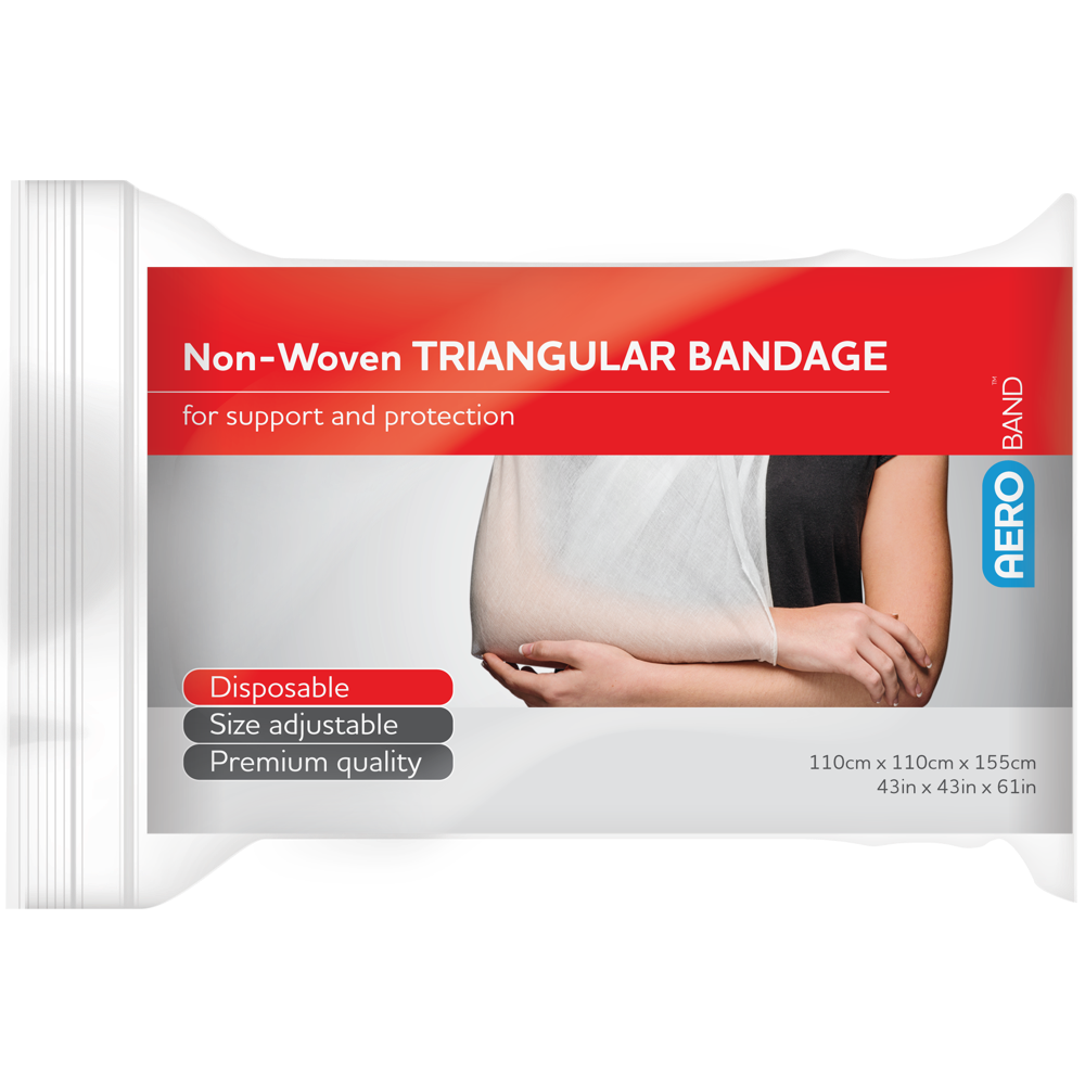 AEROBAND Non-Woven Triangular Bandage 110 x 110 x 155cm