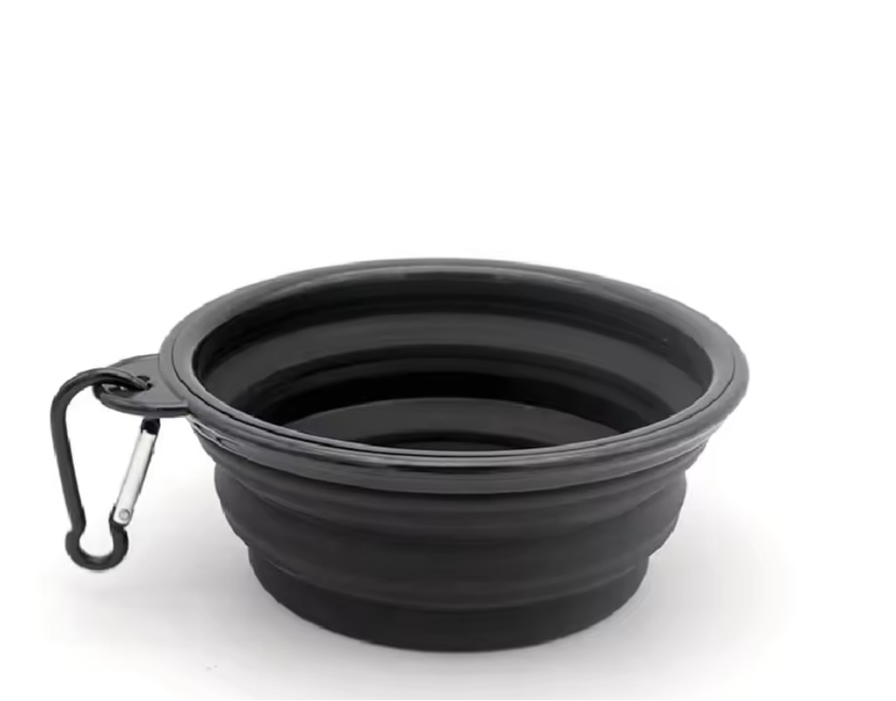 Collapsible Silicone Food & Water Bowl