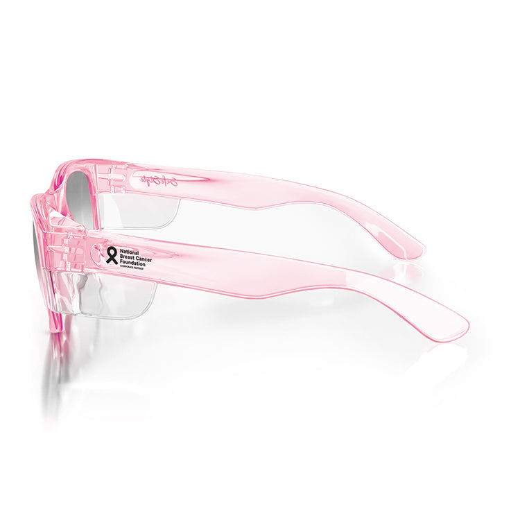 SAFESTYLE 'CLASSICS' PINK FRAME / TRANSITION UV400 LENS