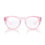 SAFESTYLE 'CRUISERS' PINK FRAME / CLEAR UV400 LENS