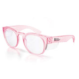 SAFESTYLE 'CRUISERS' PINK FRAME / CLEAR UV400 LENS