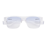 SAFESTYLE 'FUSIONS' CLEAR FRAME / BLUE LIGHT BLOCKING UV400 LENS