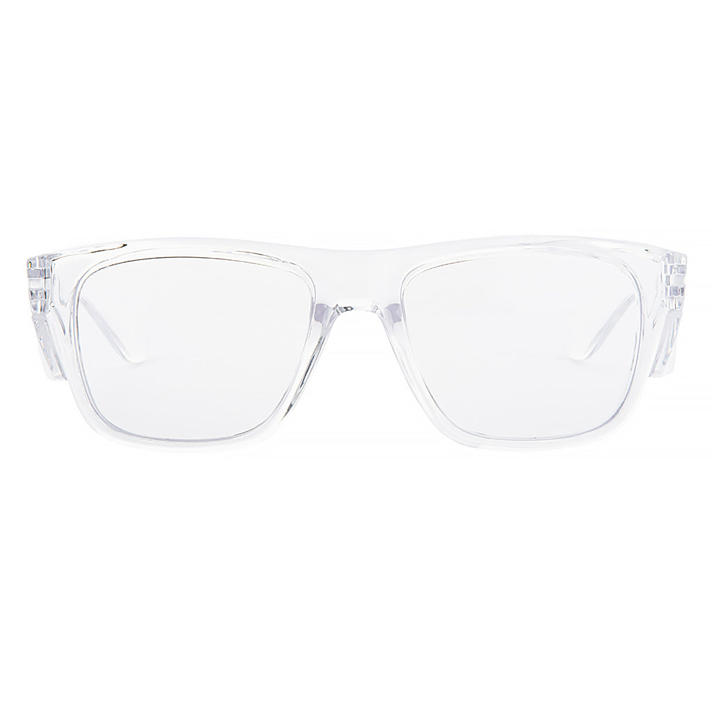 SAFESTYLE 'FUSIONS' CLEAR FRAME / CLEAR UV400 LENS