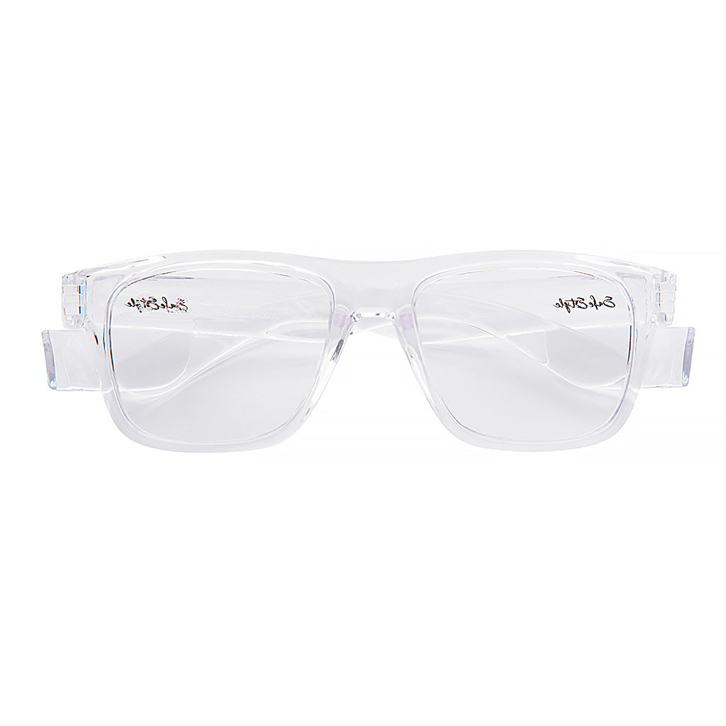 SAFESTYLE 'FUSIONS' CLEAR FRAME / CLEAR UV400 LENS