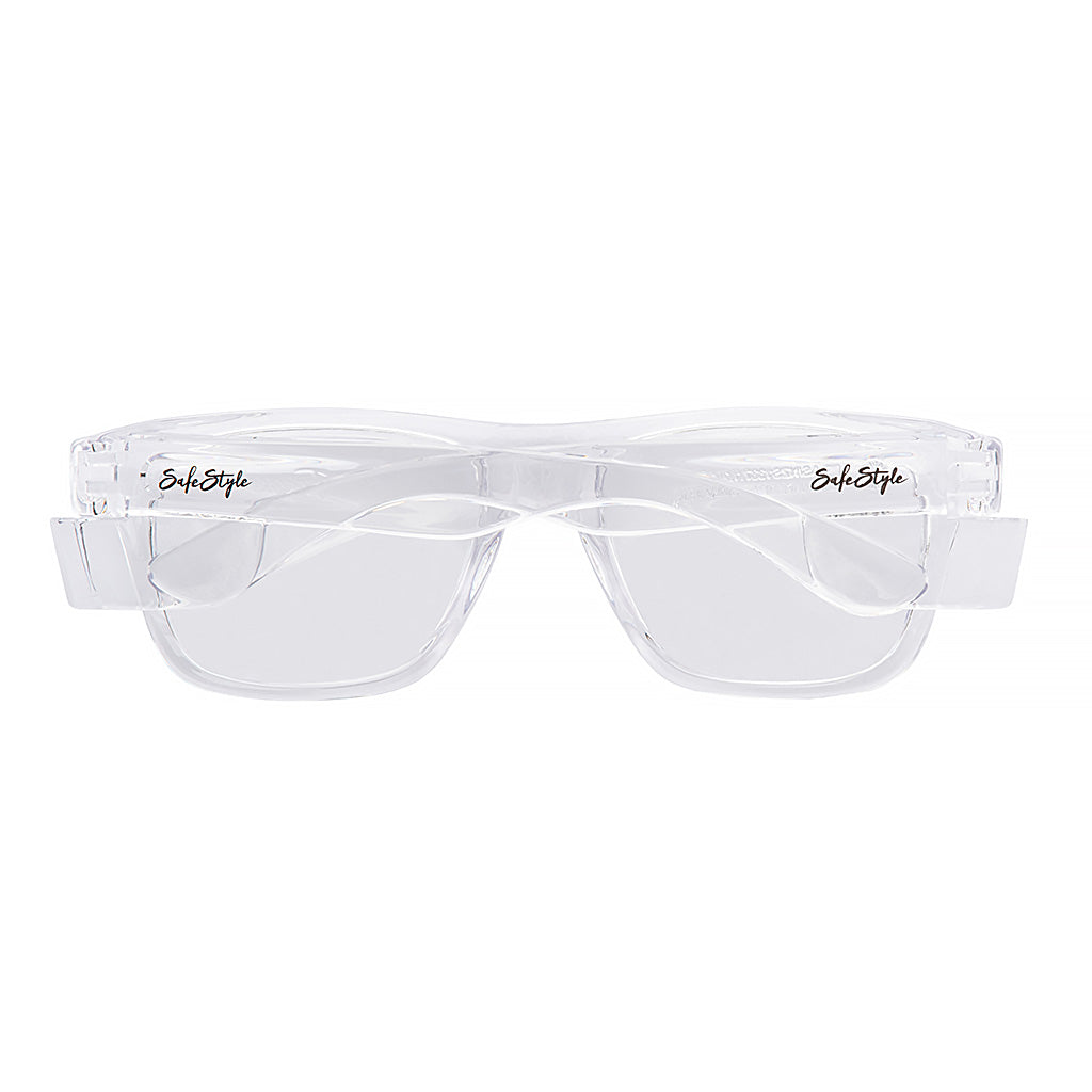 SAFESTYLE 'FUSIONS' CLEAR FRAME / CLEAR UV400 LENS