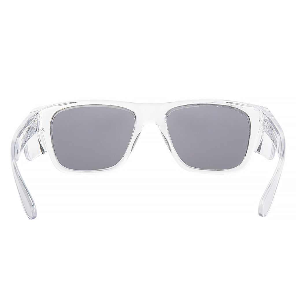 SAFESTYLE 'FUSIONS' CLEAR FRAME / POLARISED UV400 LENS