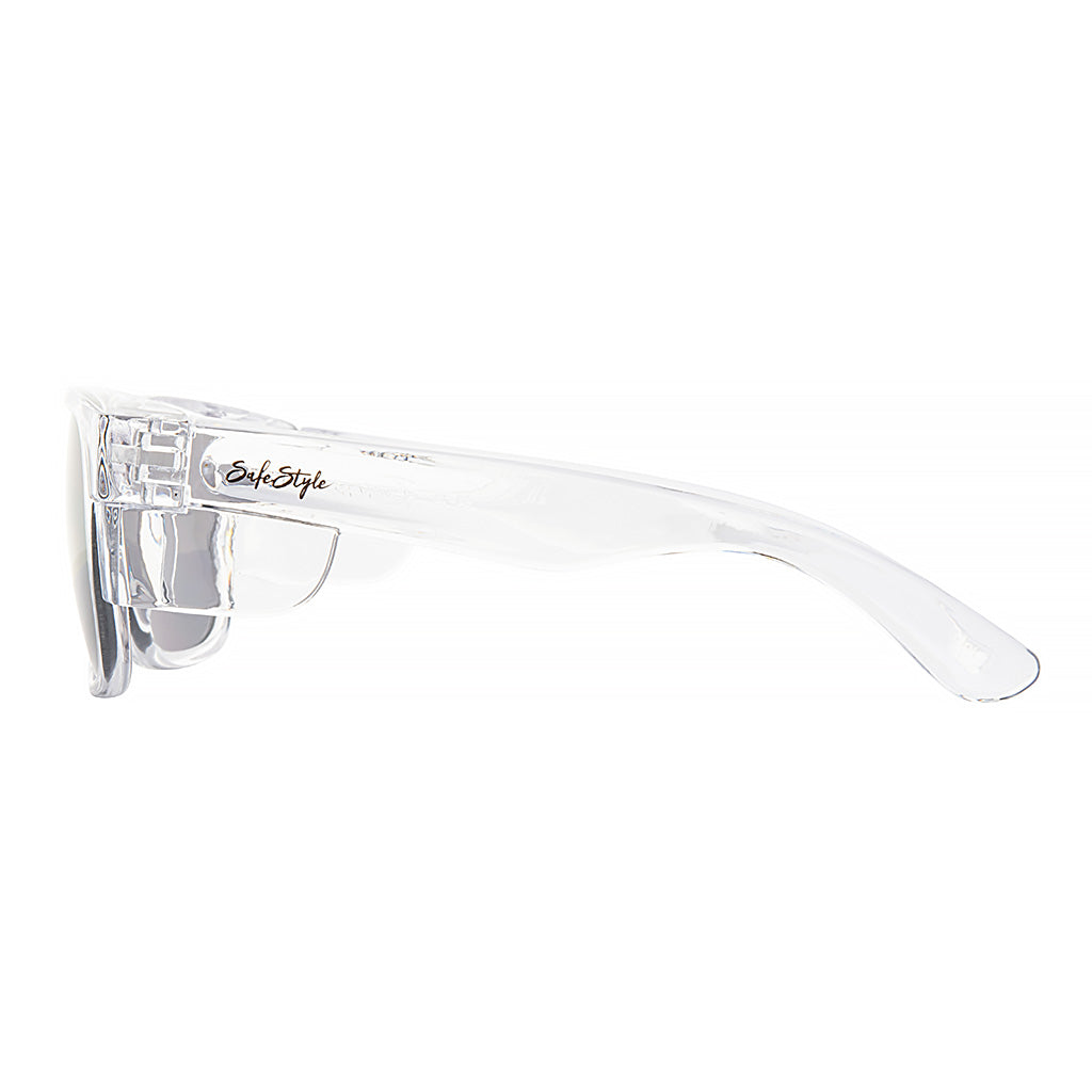 SAFESTYLE 'FUSIONS' CLEAR FRAME / TRANSITION UV400 LENS