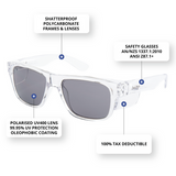 SAFESTYLE 'FUSIONS' CLEAR FRAME / TRANSITION UV400 LENS